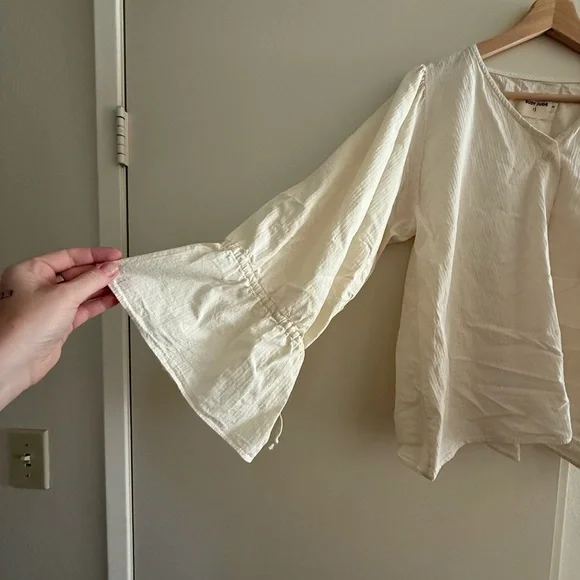 Rudy Jude June Blouse in Natural, Sz Medium - Picture 4 of 5